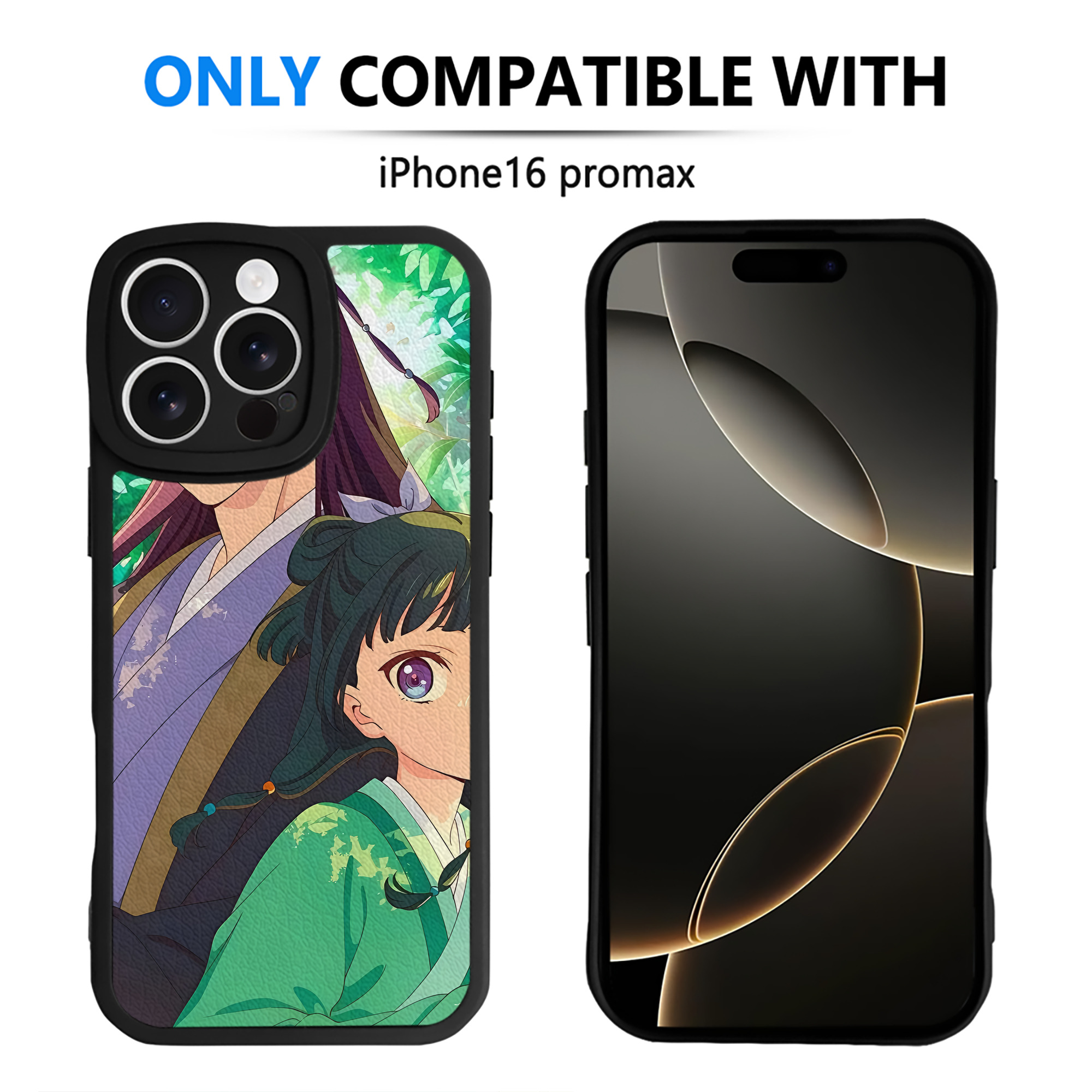 薬屋のひとりごと The Apothecary Diaries 【iPhone 16シリーズ対応】シリコンスマホケース（レザー調） 材質：シリコン